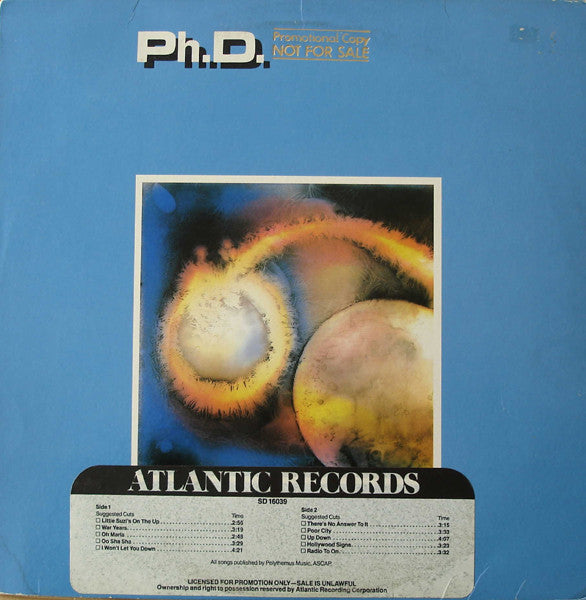Ph.D. – S/T LP