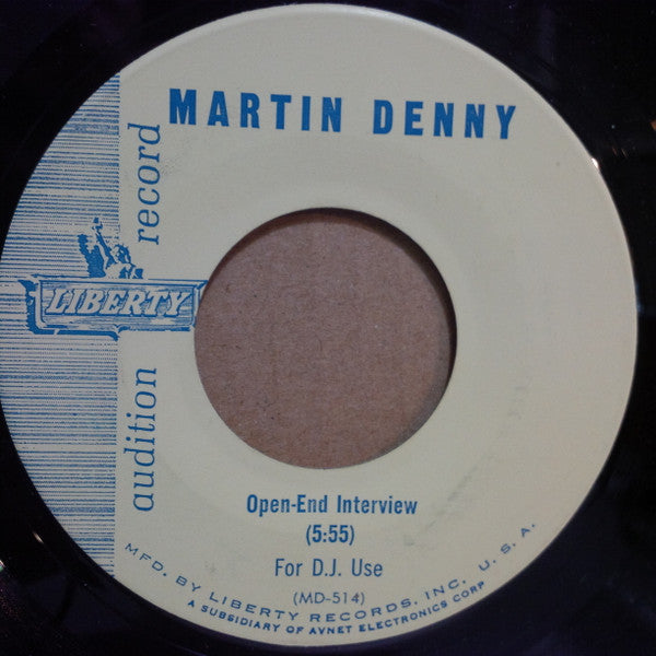 Martin Denny – Open-End Interview 7"