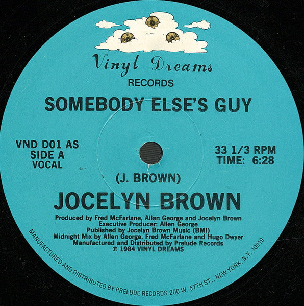 Jocelyn Brown - Somebody Else's Guy 12"