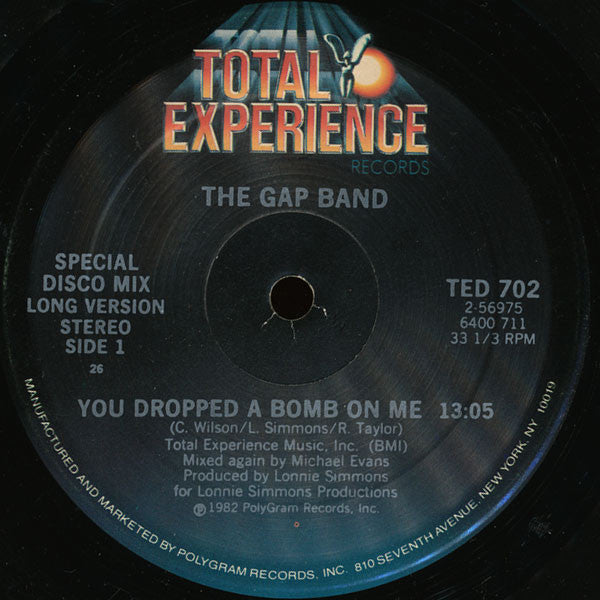 The Gap Band – You Dropped A Bomb On Me B/W Humpin' 12"
