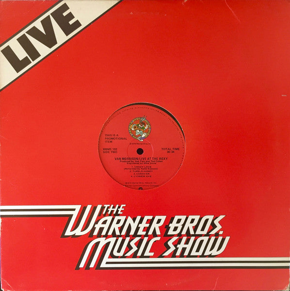 Van Morrison - Live At The Roxy LP