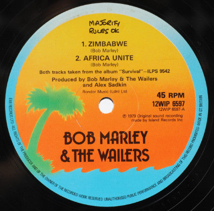 Bob Marley - Zimbabwe/Africa unite 12"