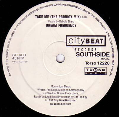 Dream Frequency – Take Me 12"