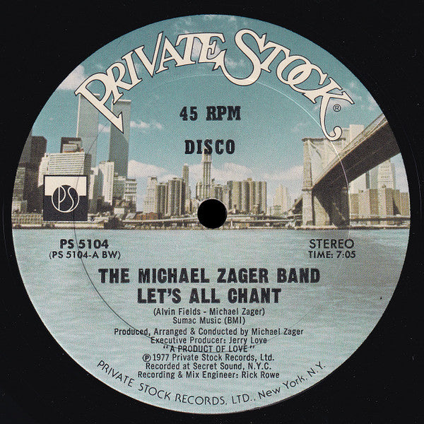 The Michael Zager Band – Let's All Chant / Love Express 12"