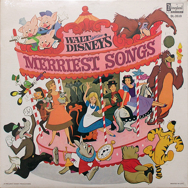 Various – Walt Disney's Merriest Songs LP