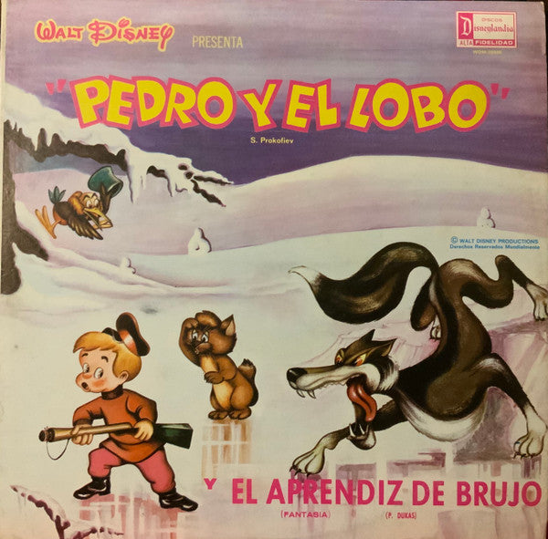 Various – Pedro Y El Lobo Y El Aprendiz De Brujo (Red) LP