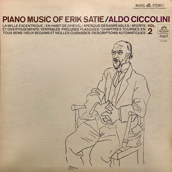 Erik Satie / Aldo Ciccolini – Piano Music Of Erik Satie, Vol. 2 LP