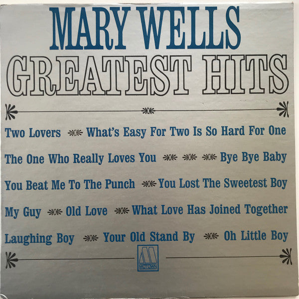 Mary Wells - Greatest Hits (Mono) LP