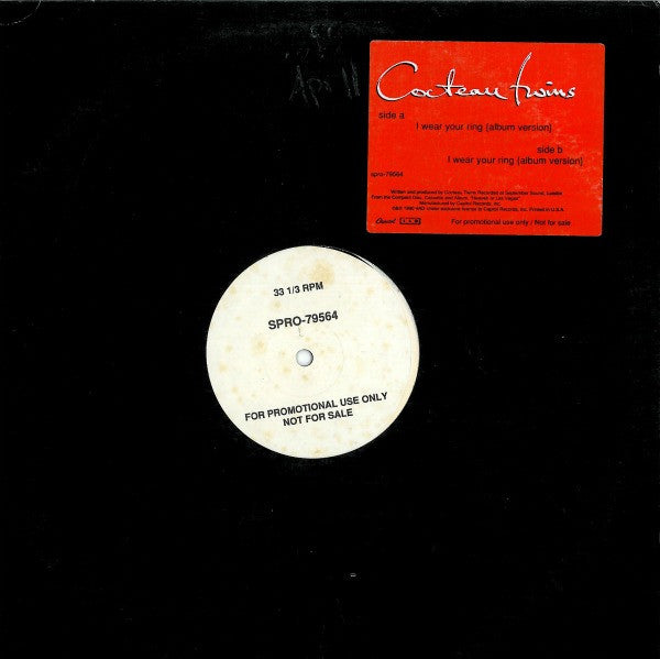 Cocteau Twins – I Wear Your Ring (PROMO) 12"