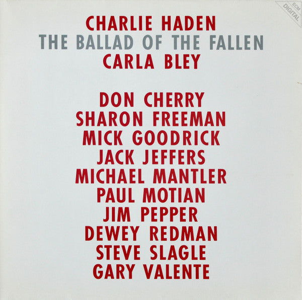 Charlie Haden - The Ballad Of The Fallen LP