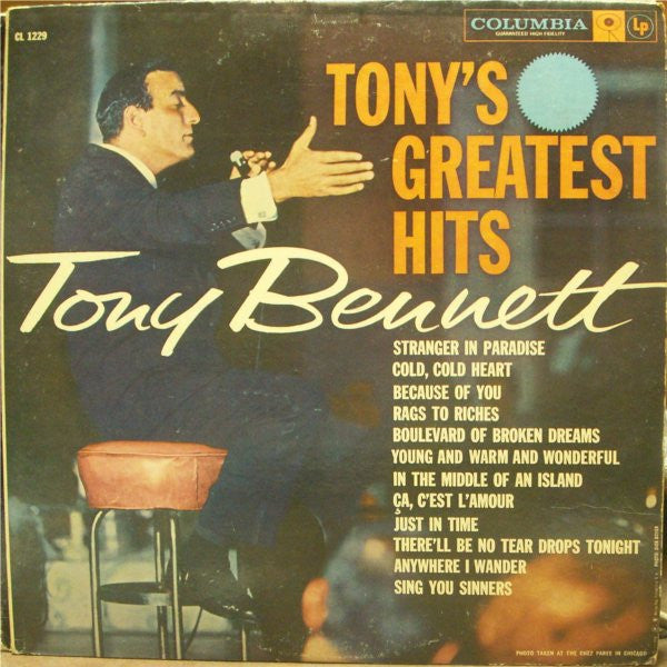 Tony Bennett – Tony's Greatest Hits LP
