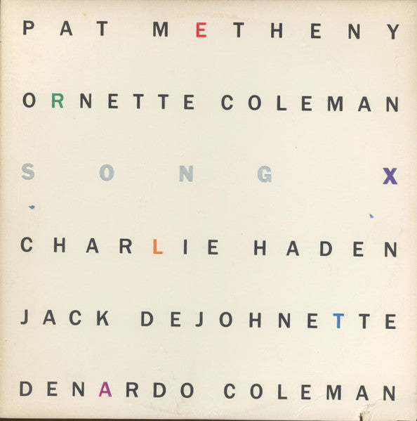 Pat Metheny / Ornette Coleman – Song X LP