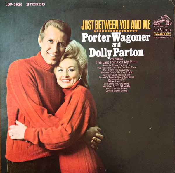 Porter Wagoner and Dolly Parton - Just Between You and Me LP
