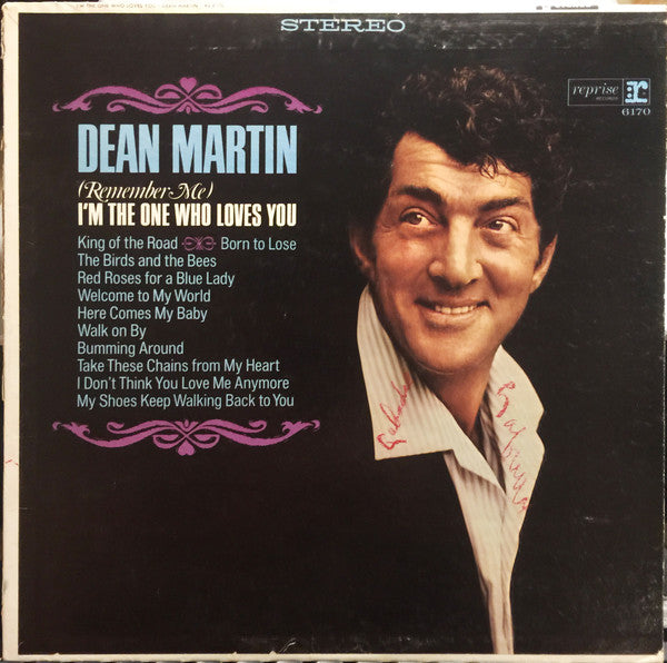 Dean Martin – (Remember Me) I'm The One Who Loves You LP