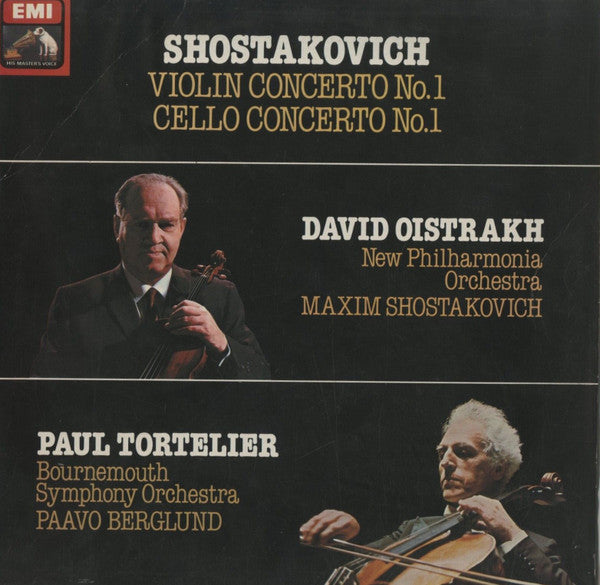 Shostakovich, David Oistrakh, Paul Tortelier – Violin Concerto No. 1/Cello Concerto No. 1 LP