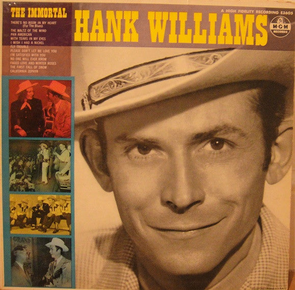 Hank Williams – The Immortal Hank Williams LP