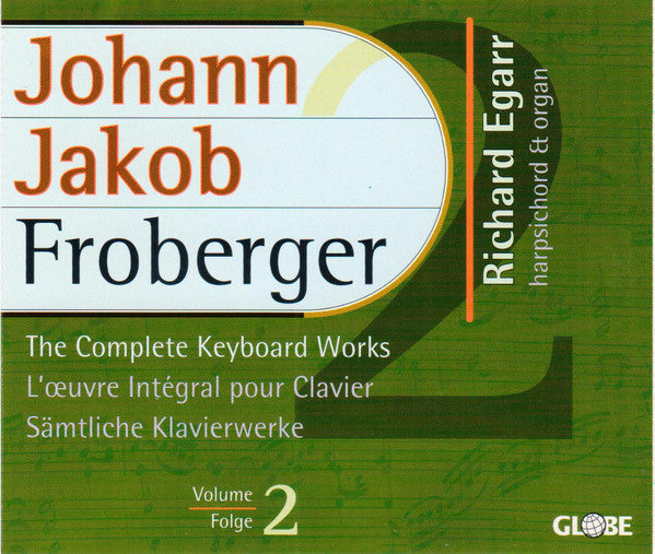 The Complete Keyboard Works Volume 2 - Johan Jacob Froberger