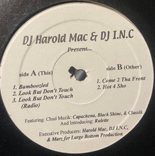 Dj Harold Mac, DJ I.N.C. – DJ Harold Mac & DJ I.N.C presents 12"