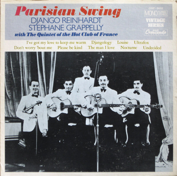 Django Reinhardt & Stephane Grappelly - Parisian Swing LP