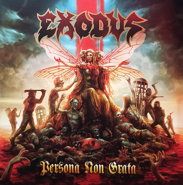 Exodus – Persona Non Grata (Blue w/ Black & White Splatter) 2LP