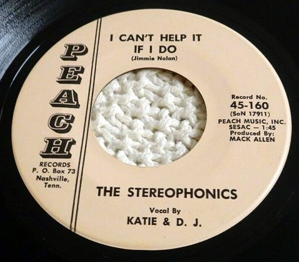 The Stereophonics – I Can't Help It If I Do / Crying For You 7"