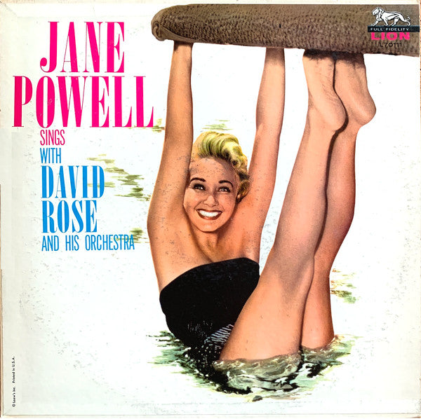 Jane Powell With David Rose & His Orchestra – Jane Powell Sings With David Rose And His Orchestra LP