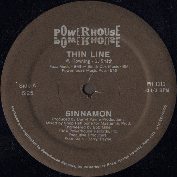 Sinnamon – Thin Line 12"