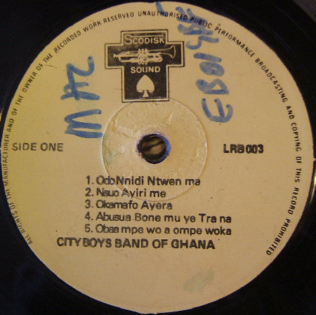 City Boys Band Of Ghana – Odo Nnidi Ntwen Me LP
