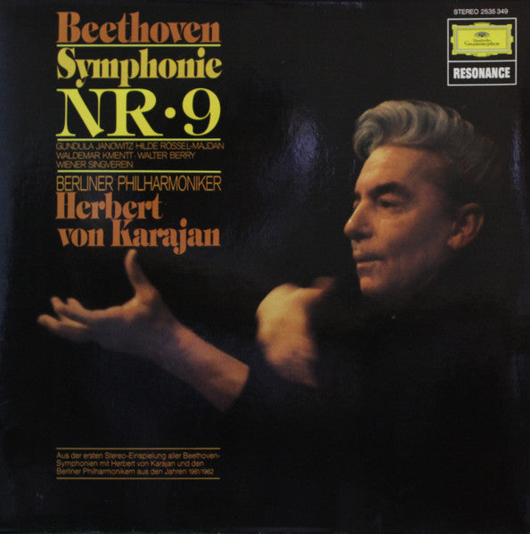 Beethoven, Berliner Philharmoniker, Herbert von Karajan – Symphonie NR • 9 LP
