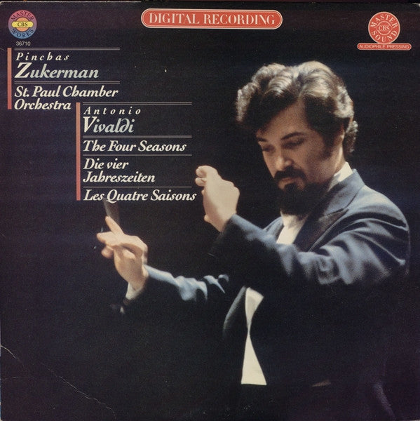 Pinchas Zukerman, St. Paul Chamber Orchestra, Antonio Vivaldi – The Four Seasons - Die Vier Jahreszeiten - Les Quatre Saisons LP