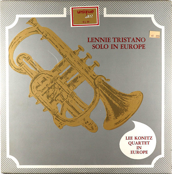 Lennie Tristano, The Lee Konitz Quartet – Solo In Europe LP