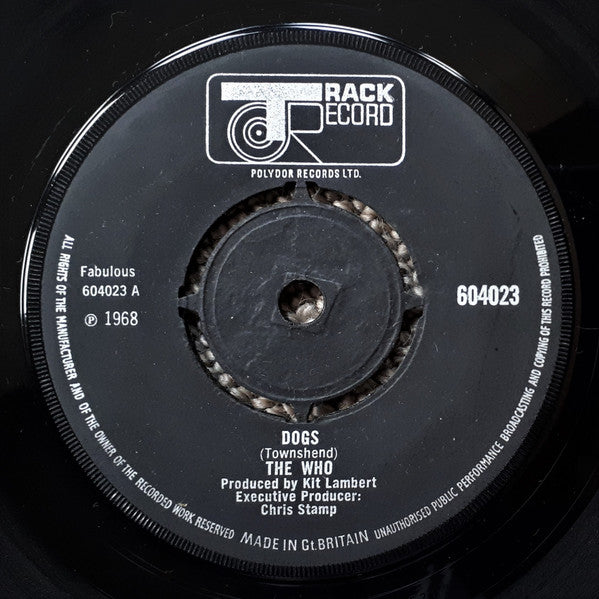 The Who – Dogs 7"