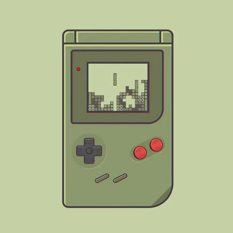 Gamer Boy – Disappearing Lines: Chiptune Music Of Tetris (Screen Green/Grey Split) 7"