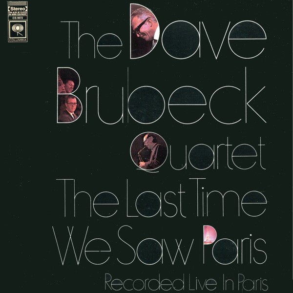 Dave Brubeck – The Last Time We Saw Paris LP
