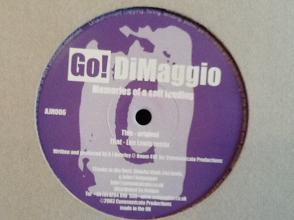 Go! Dimaggio - Memories Of A Soft Landing 12"