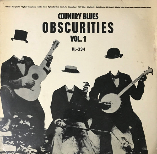 Various – Country Blues Obscurities Vol. 1 LP