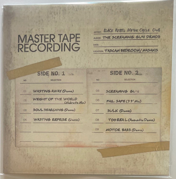 Black Rebel Motorcycle Club - The Screaming Gun Demos LP