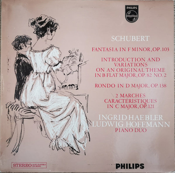 Schubert - Ingrid Haebler, Ludwig Hoffmann – Piano Music For Four Hands LP