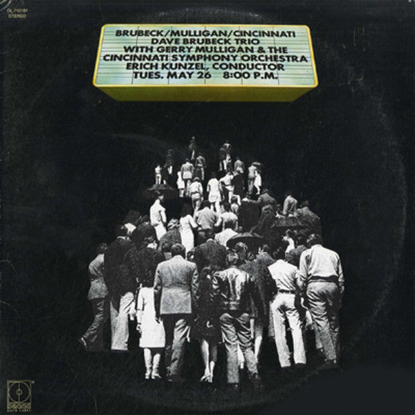 Dave Brubeck Trio / Gerry Mulligan / The Cincinnati Symphony Orchestra – Brubeck/Mulligan/Cincinnati LP