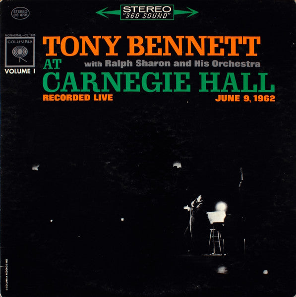 Tony Bennett - At Carnegie Hall, June 9th 1962 LP