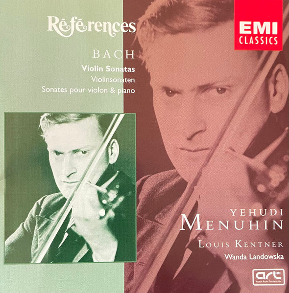 Bach, Yehudi Menuhin, Louis Kentner, Wanda Landowska - Violin Sonatas CD
