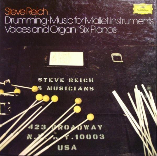 Steve Reich - Drumming, Music for Mallet Instruments 3LP