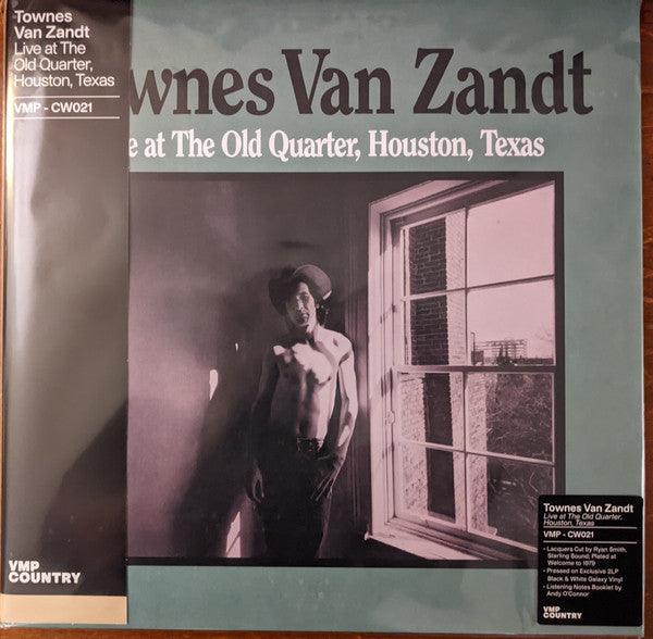 Townes Van Zandt - Live At The Old Quarter Houston 1979 (VMP Black & White Galaxy vinyl) LP