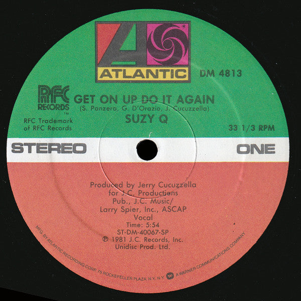 Suzy Q – Get On Up Do It Again 12"