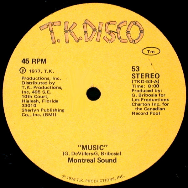 Montreal Sound – Music 12"