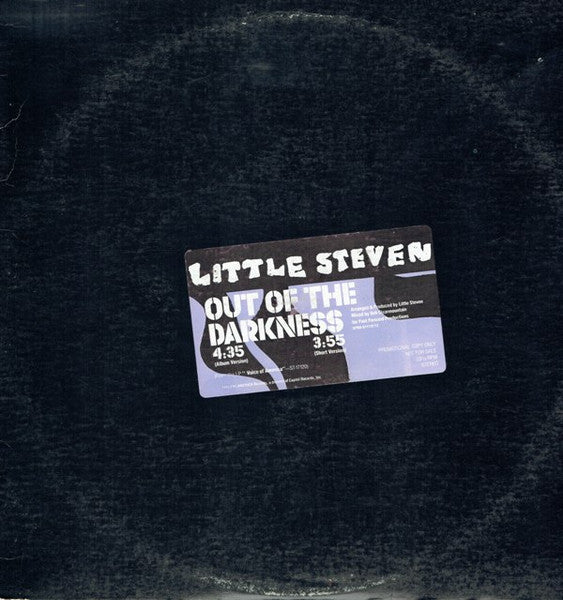 Little Steven – Out Of The Darkness Promo 12"
