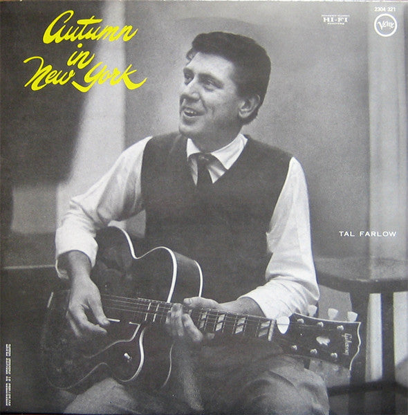 Tal Farlow – Autumn In New York (France pressing) LP