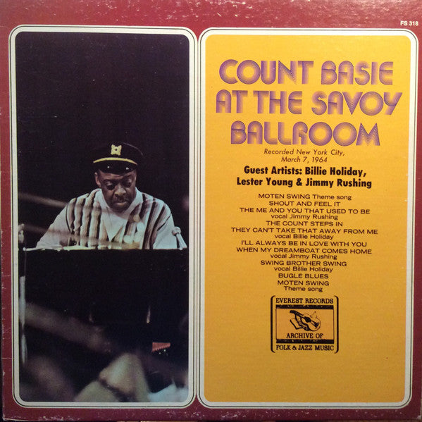 Count Basie – At The Savoy Ballroom LP