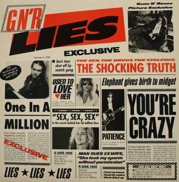 Guns 'N Roses - Lies LP