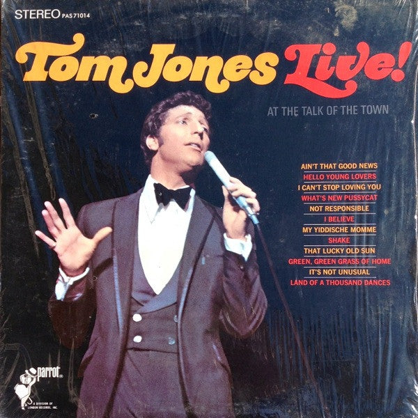 Tom Jones – Tom Jones Live! At The Talk Of The Town LP